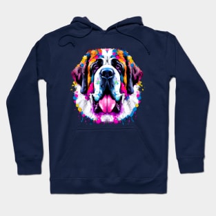 Saint Bernard Bernhardiner Watercolor Hoodie